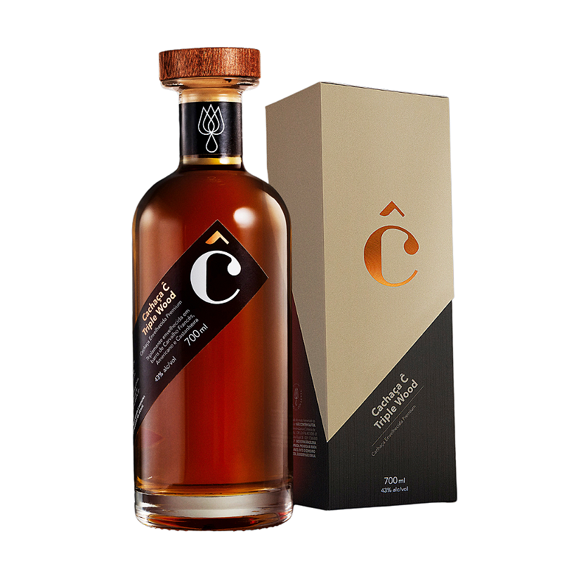 Cachaça Cê Triple Wood 700ml