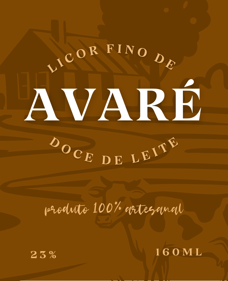 Licor de Doce de Leite Avaré 180ml