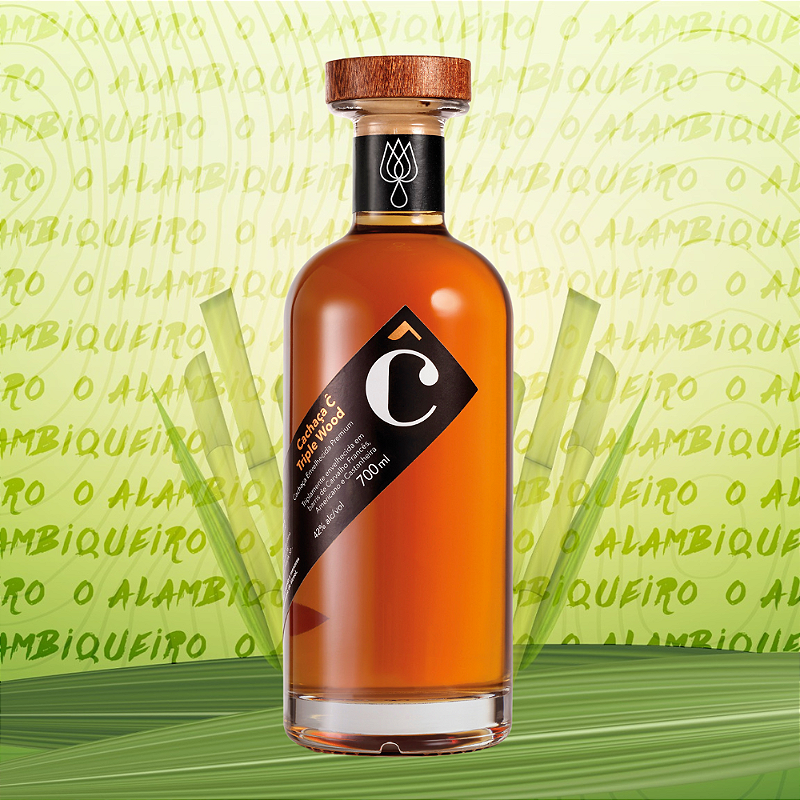 Cachaça Cê Triple Wood 700ml