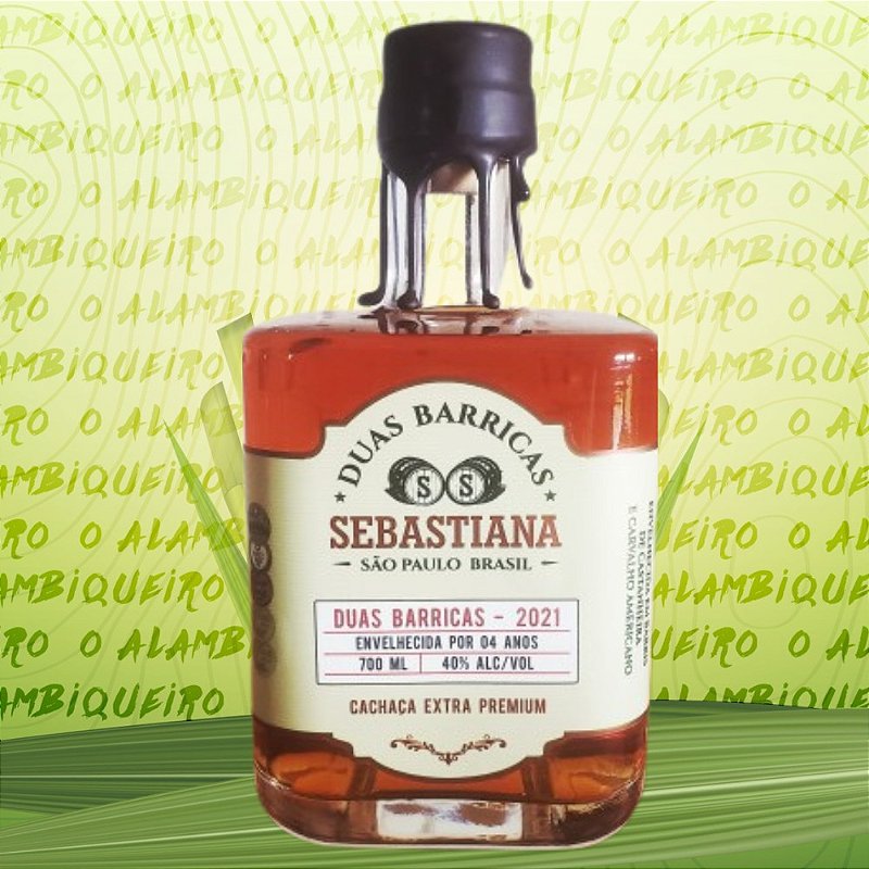 Cachaça Sebastiana Duas Barricas 700ml