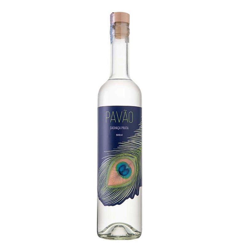 Cachaça Pavão Prata 500ml