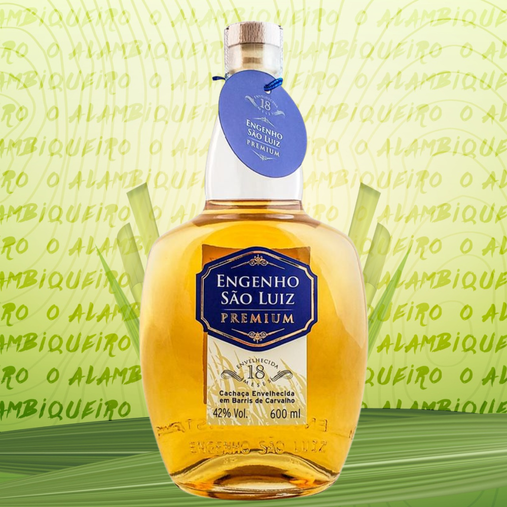 Cachaça Engenho São Luiz Premium Carvalho 600ml