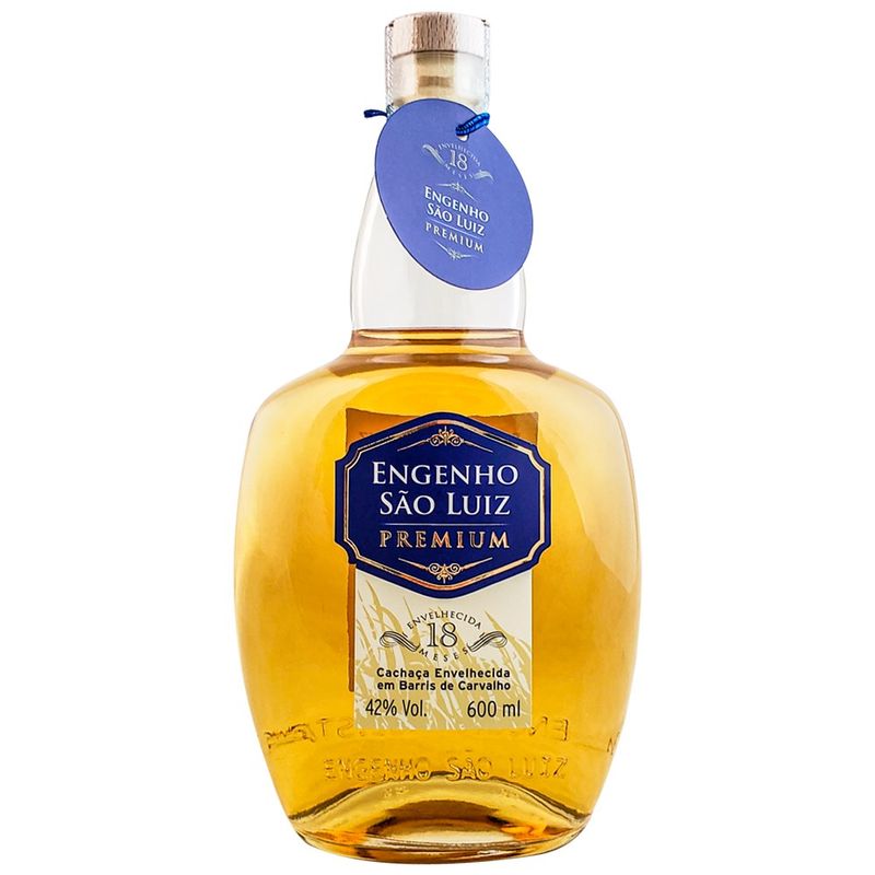 Cachaça Engenho São Luiz Premium Carvalho 600ml