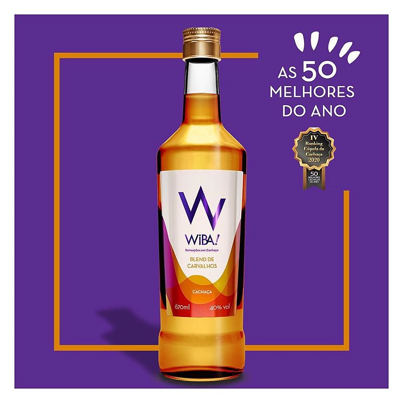 Cachaça Wiba Blend de Carvalhos 700ml