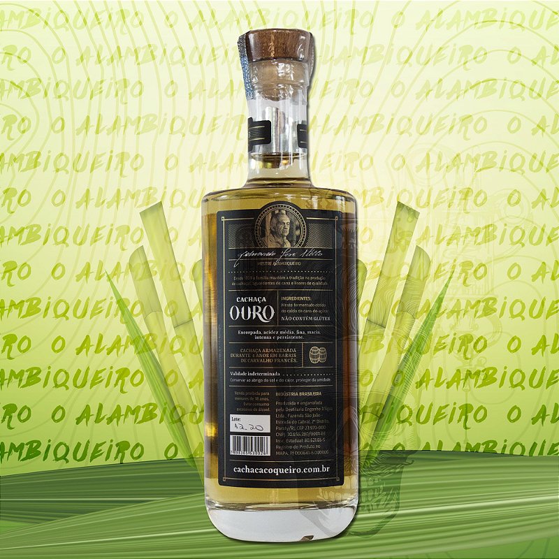 Cachaça Coqueiro Ouro 700ml