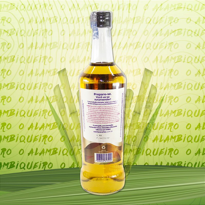 Cachaça Wiba! Blend de Carvalhos Premium 700ml