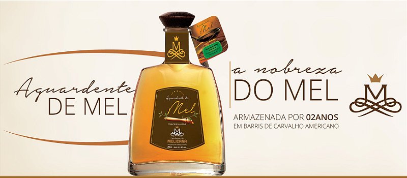 Aguardente de Mel Melicana 750ml