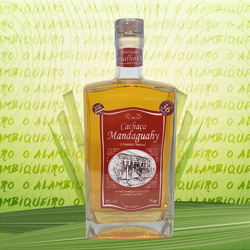 Cachaça Mandaguahy Carvalho Americano 03 anos 750ml