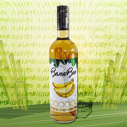 BanaBee - Cachaça com Banana,Mel,Canela 700ml