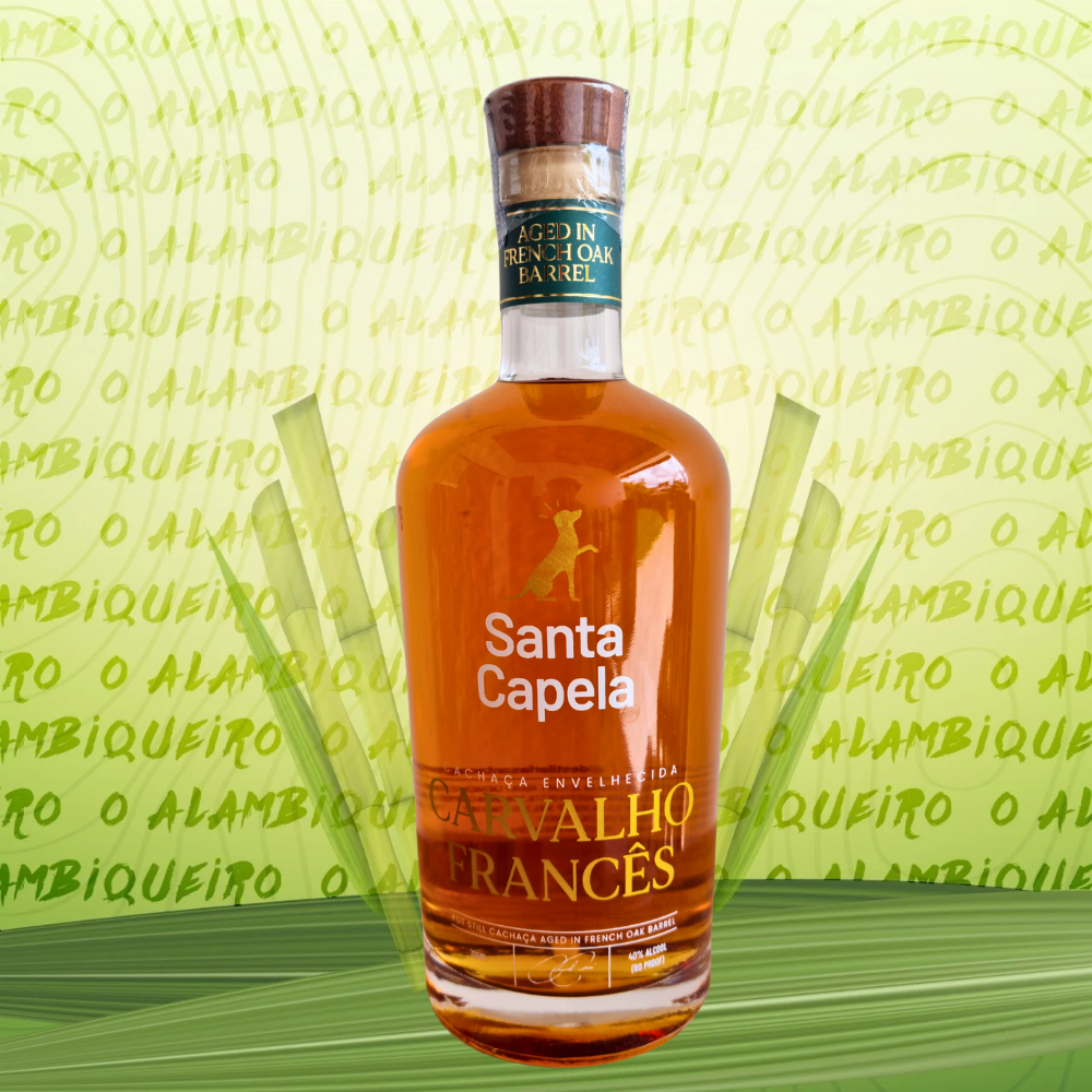 Cachaça Santa Capela Carvalho Francês 18 meses 700ml