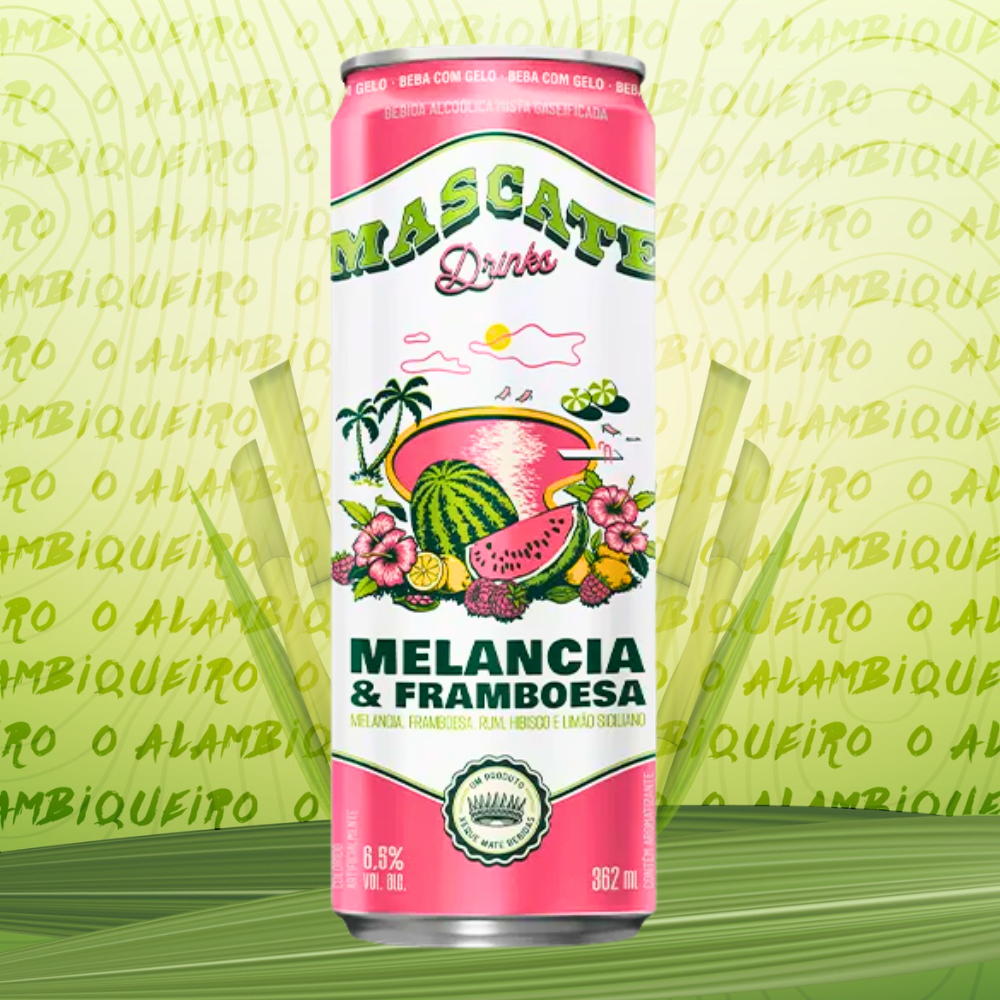 Drink Mascate Melancia e Framboesa 362ml