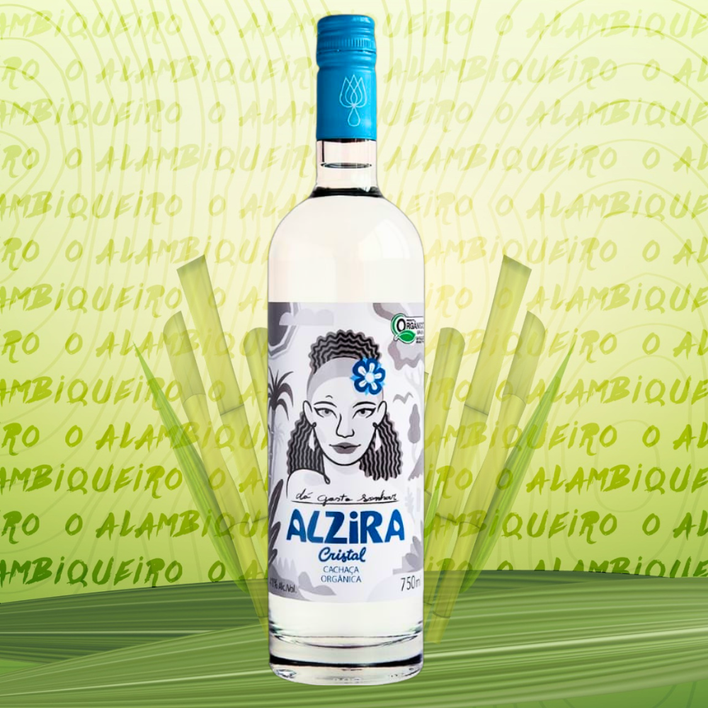 Cachaça Alzira Cristal Orgânica