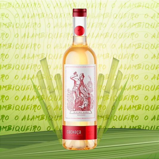 Cachaça Divina Cana Vulcano Jequitibá e Carvalho 750ml