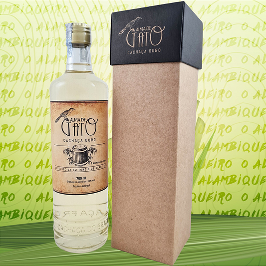 Cachaça Alma de Gato Ouro 700ml