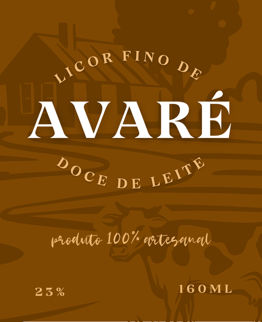 Licor de Doce de Leite Avaré 180ml