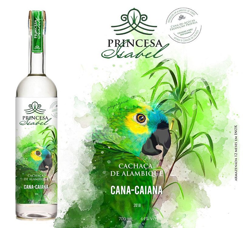 Cachaça Princesa Isabel Cana Caiana 700ml