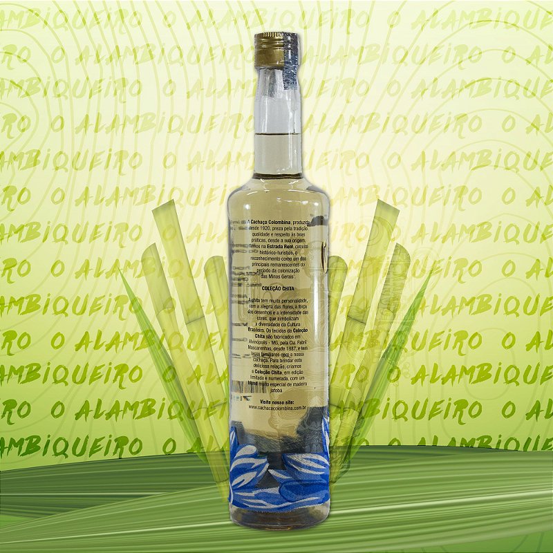 Cachaça Colombina Jatobá Coleção CHITA 700ml