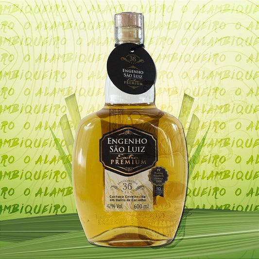 Cachaça Engenho São Luiz Extra Premium Carvalho 600ml