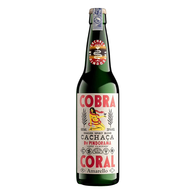 Cachaça Cobra Coral Amarello 600ml