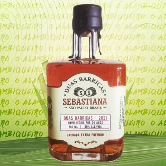 Cachaça Sebastiana Duas Barricas 700ml