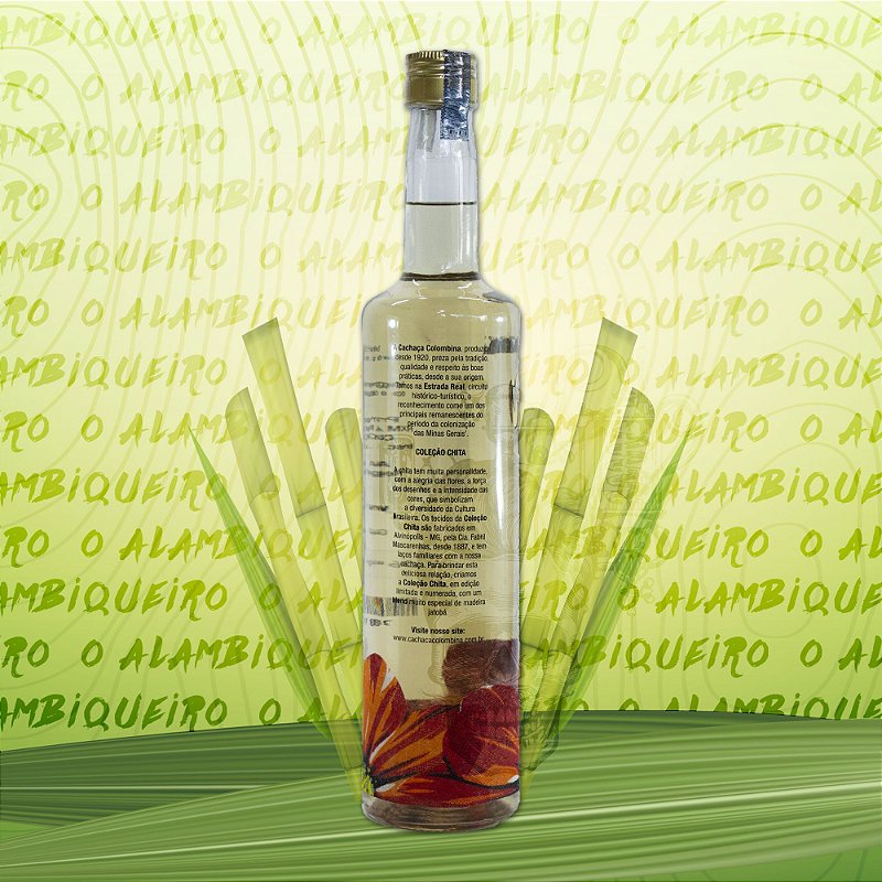 Cachaça Colombina Jatobá Coleção CHITA 700ml