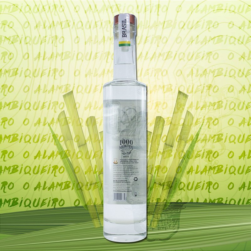 Cachaça 1000 Montes Bruta 500ml