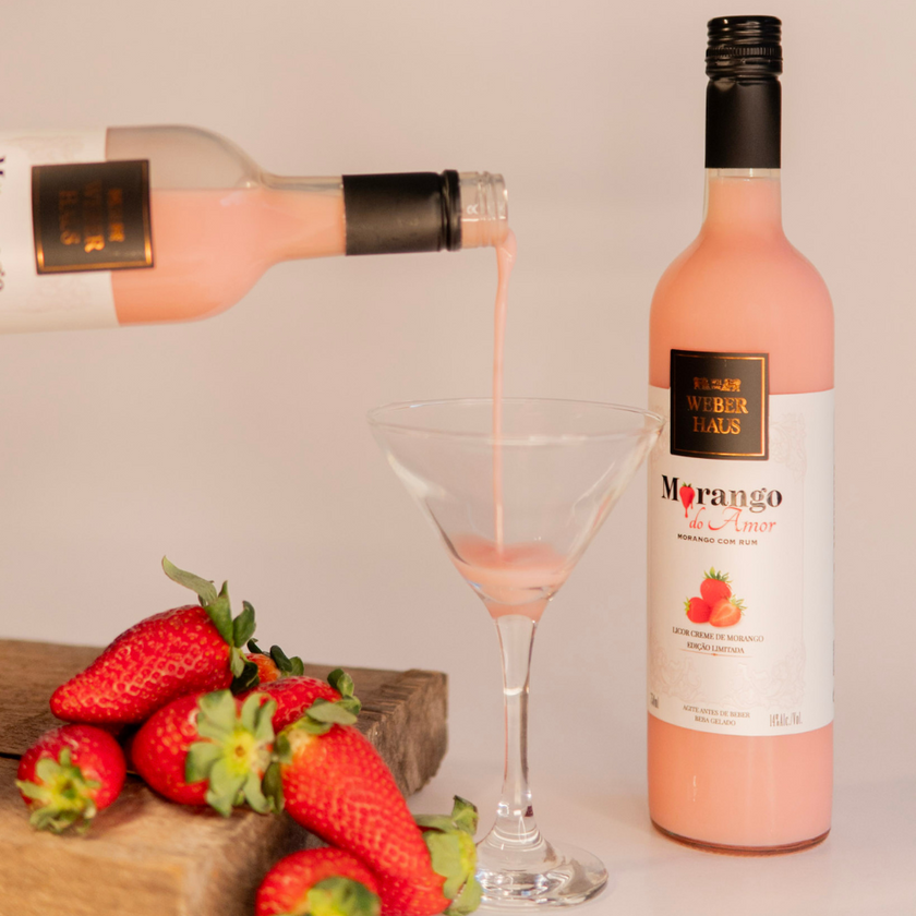Licor Morango do Amor Weber Haus 750ml