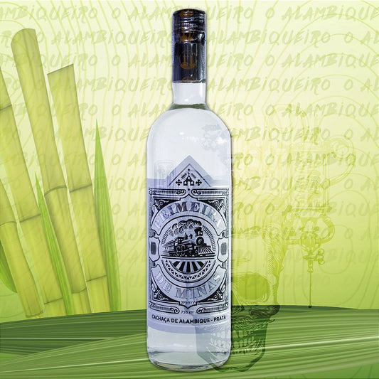Cachaça Primeira de Minas Prata  - 750ml