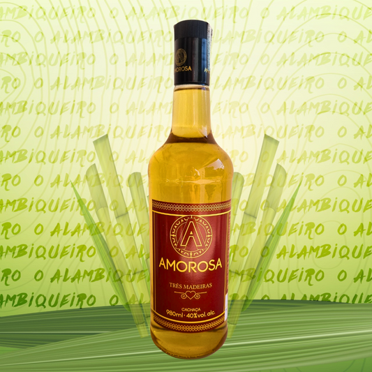 Cachaça Amorosa 3 Madeiras 980ml