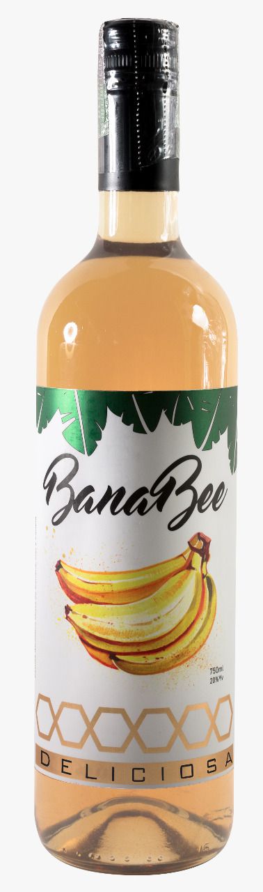 BanaBee - Cachaça com Banana,Mel,Canela 700ml
